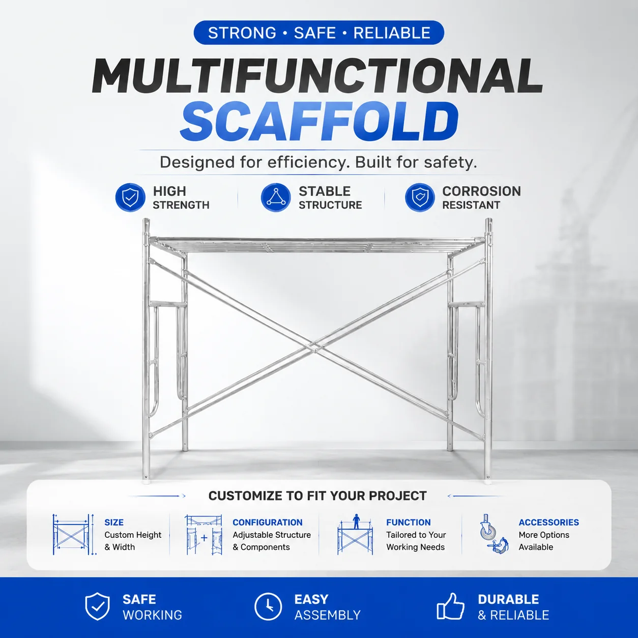 H-Frame scaffolding