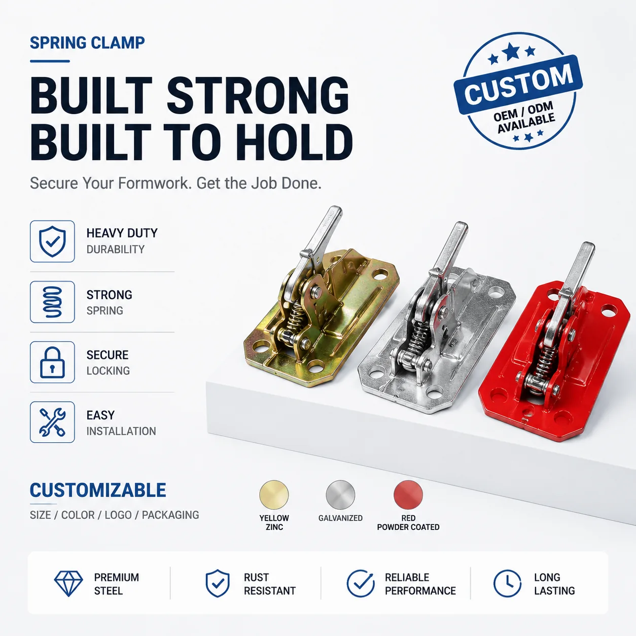 Formwork Spring Clamps / Quick Clamps