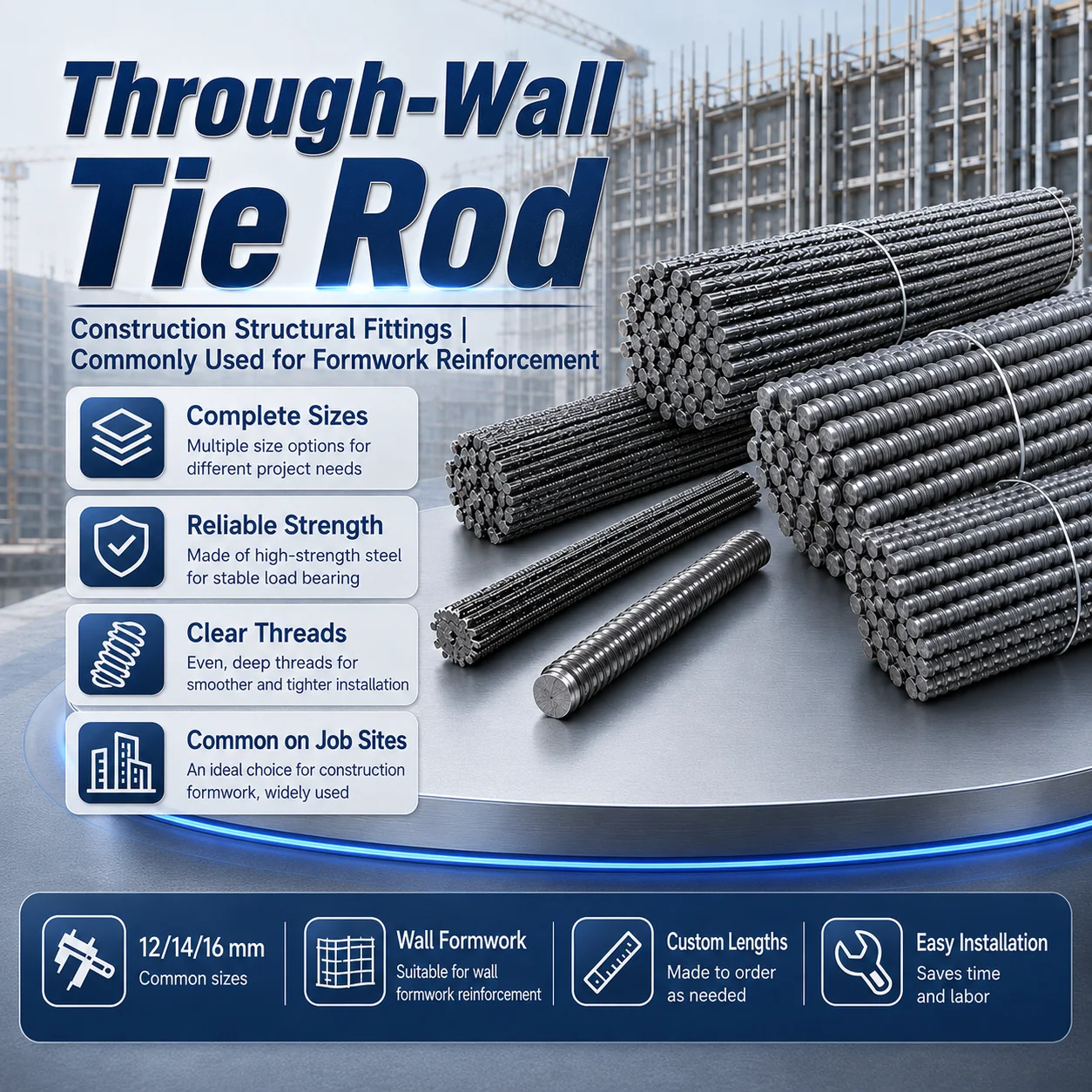 Formwork Tie Rods / Tie Bars