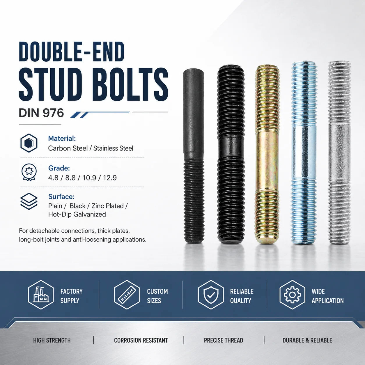 Double-End Stud Bolts