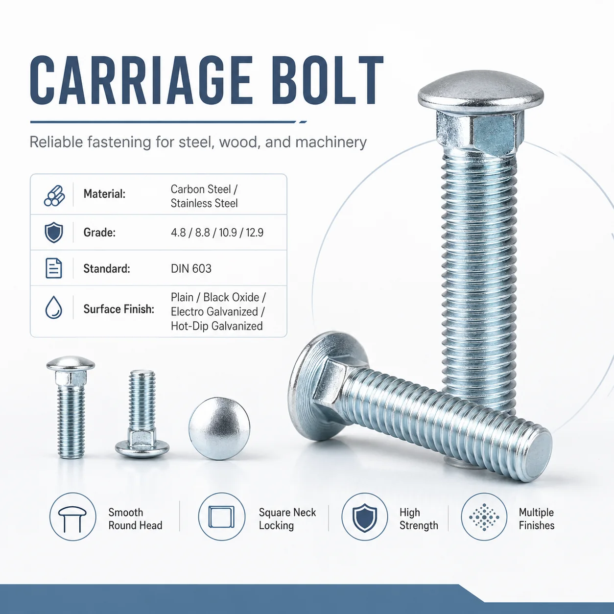 Carriage Bolts / Coach Bolts