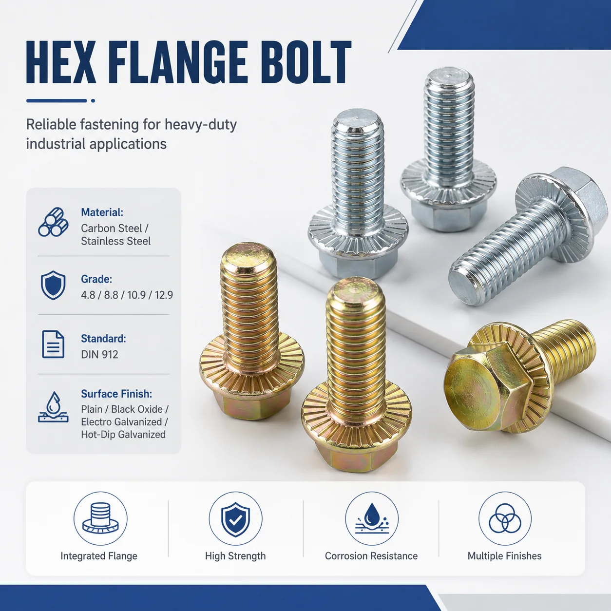 Flange Bolts / Hex Flange Bolts
