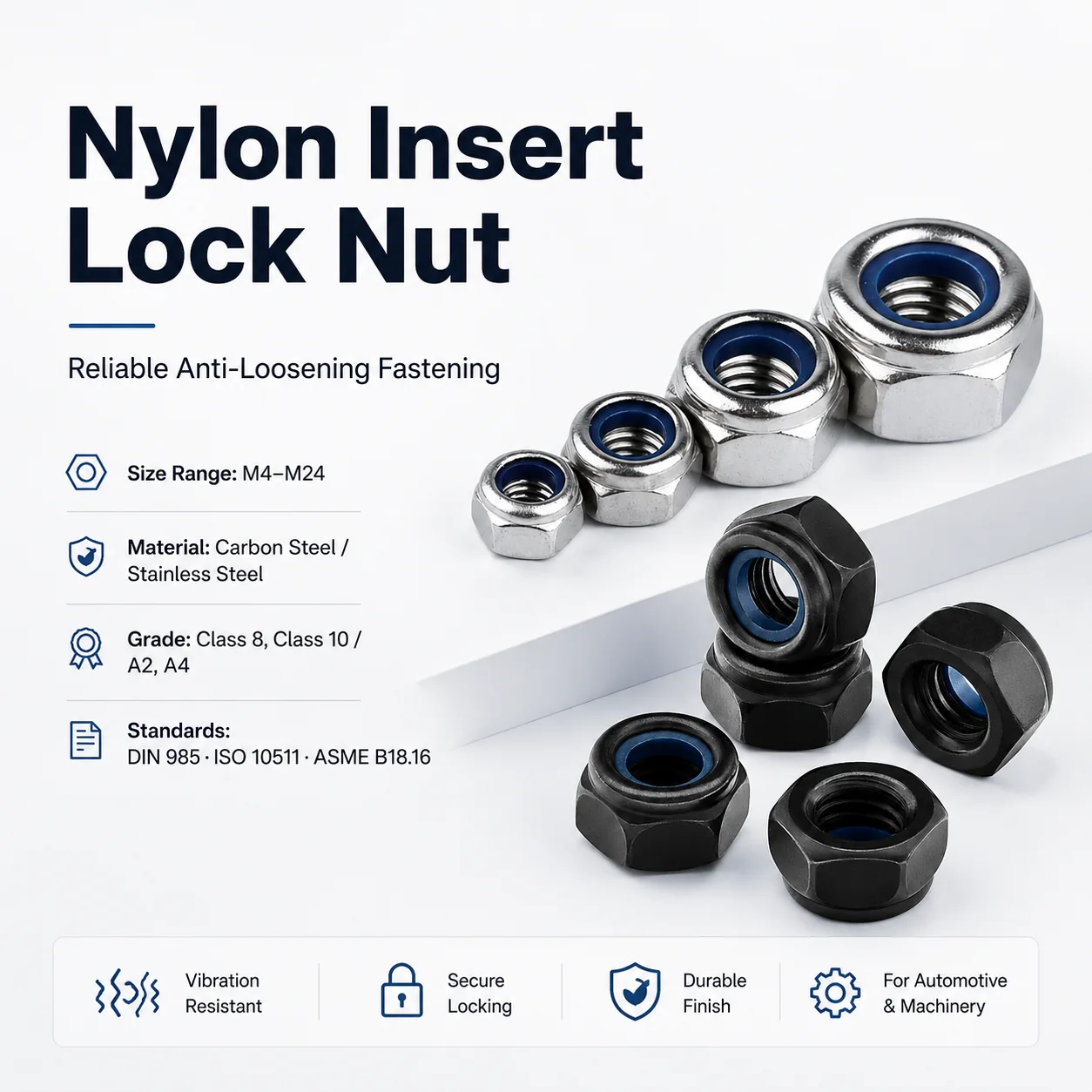 Lock Nuts / Self-Locking Nuts