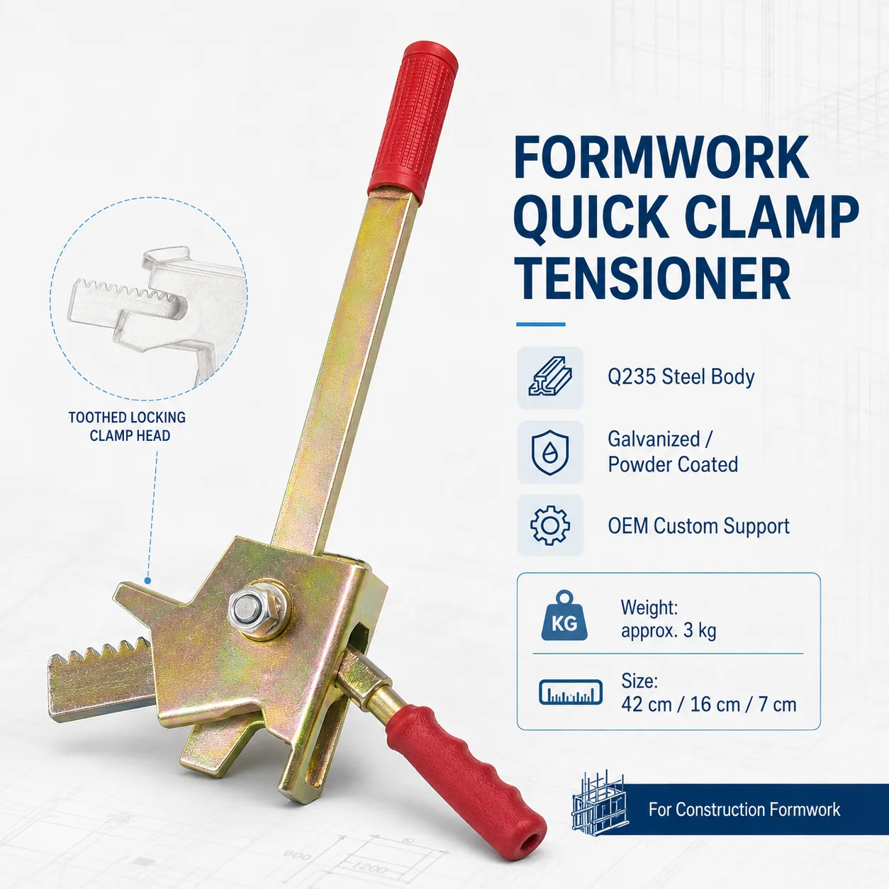 Formwork Quick Clamp Tensioner