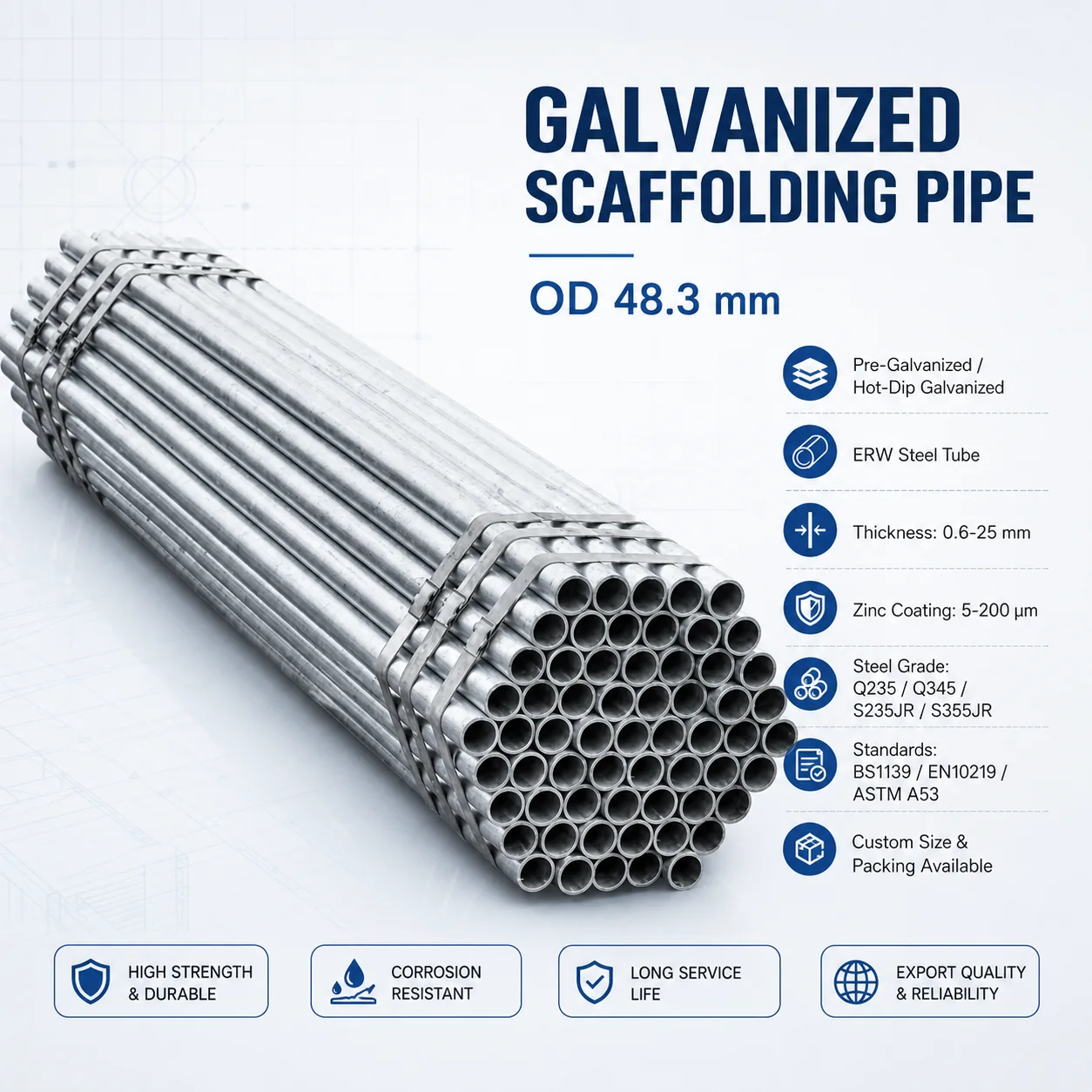Galvanized Scaffolding Pipe